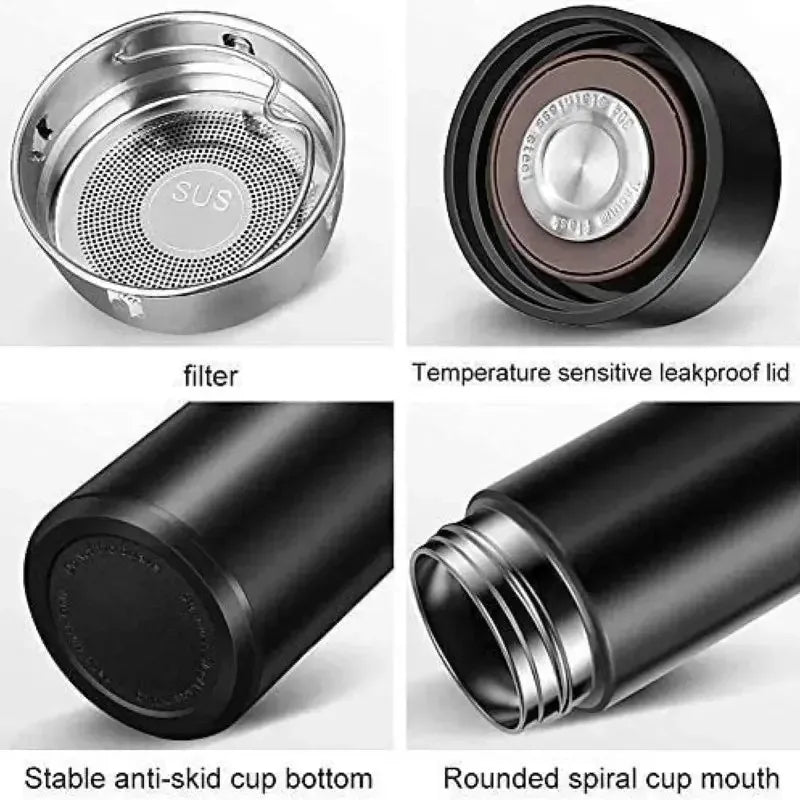 Experience the Future of Hydration with Our 316 Stainless Steel Smart Thermos Mug Featuring LED Temperature Display - The Ultimate Insulated Water Bottle for Every Lifestyle!